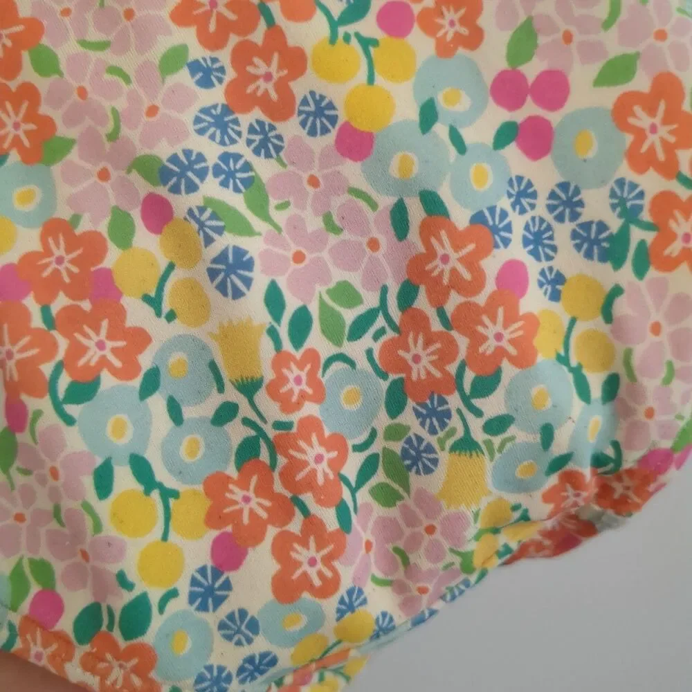 Mini Boden Petite Ditzy Floral Ruffle One Piece Bathing Swim Suit - Girls 2-3Y